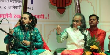 स्वरोत्सवात सहगायनातुन रसिकांची तृप्ती