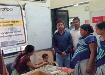 जागतिक महिला दिनाचे निमित्ताने आरोग्य शिबीर संपन्न