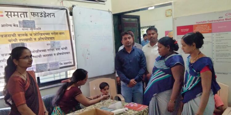 जागतिक महिला दिनाचे निमित्ताने आरोग्य शिबीर संपन्न
