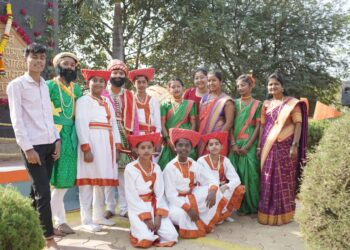 ज्योतिक्रिष्णा इंग्लिश स्कूल च्या विध्यार्थ्यांची शिव जयंती निमित्त उत्कृष्ट नृत्यनाटिका ची प्रस्तुती