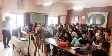 “मू. जे महाविद्यालयातील भूगोल विभागात भू-सर्वेक्षण कार्यशाळा संपन्न”