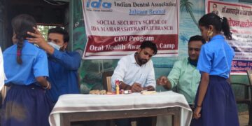 लोहारा येथे मुलींचे मोफत आरोग्य व दंत तपासणी शिबिर संपन्न;२२८ विद्यार्थिनींनी घेतला आरोग्य शिबिराचा लाभ