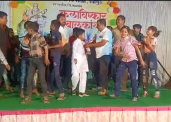 जिल्हा परिषद प्राथमिक शाळा शहापूर येथे वार्षिक स्नेहसंमेलन  मोठ्या उत्साहात साजरा