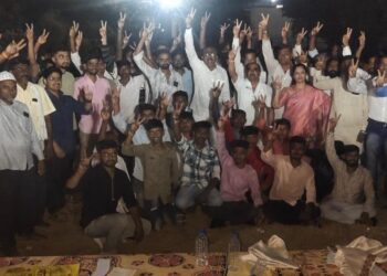 लोहारा येथे २५० कार्यकर्त्यांचा राष्ट्रवादी काँग्रेस शरदचंद्र पवार पक्षात जाहीर प्रवेश