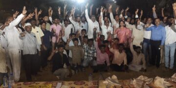 लोहारा येथे २५० कार्यकर्त्यांचा राष्ट्रवादी काँग्रेस शरदचंद्र पवार पक्षात जाहीर प्रवेश