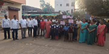 “कानळदा गावात मतदानजनजागृती रॅली संपन्न”