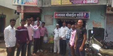 गुढीपाडव्याच्या शुभ मुहूर्तावर लोहारा येथे माणुसकी ग्रुप तर्फे पाणपोईचे उद्घाटन