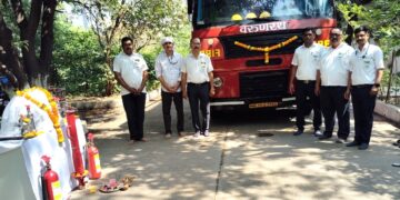 जैन इरिगेशनमध्ये अग्रीशमन सेवा सप्ताहाचे आयोजन