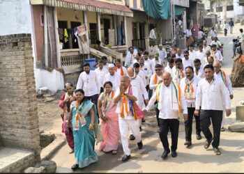 मलकापूर मतदार संघात श्रीराम पाटील यांचे जल्लोषात स्वागत