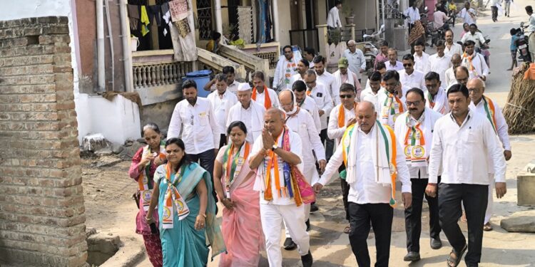 मलकापूर मतदार संघात श्रीराम पाटील यांचे जल्लोषात स्वागत