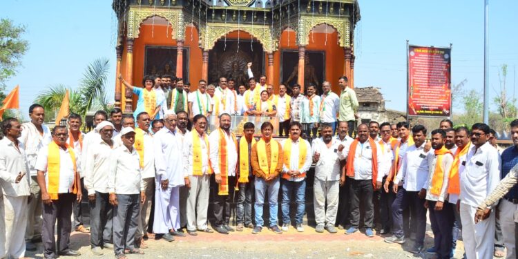 रणरणत्या उन्हातही करणदादा पाटील यांच्या प्रचाराच उत्साह शिगेला