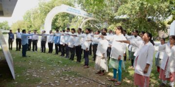 जैन इरिगेशनच्या सहकाऱ्यांनी घेतली मतदानाची प्रतिज्ञा