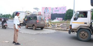 अजिंठा चौफुली, आकाशवाणी चौकातील वाहतुक कोंडीसाठी राष्ट्रीय महामार्ग, महापालिका आणि पोलीस विभागाला जिल्हाधिकारी यांचे पत्र