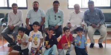 सात वर्षाखाली जिल्हा निवड चाचणी बुद्धिबळ स्पर्धेत अमळनेर चा मृगांक पाटील प्रथम जळगावचा कबीर दळवी द्वितीय