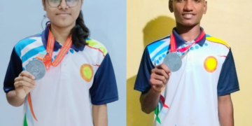 कनिष्ठ (ज्युनियर) राज्यस्तरीय तायक्वांडो स्पर्धेत जैन स्पोर्टस् अकॅडमीच्या निकीता पवार व रावेर च्या लोकेश महाजन यांना रौप्यपदक
