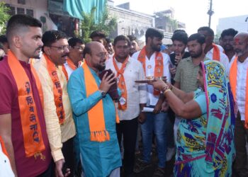 गुलाबराव  पाटलांना कानळदा, आव्हाणे, खेडी, फुपनगरी, नांद्रा परिसरात उत्स्फूर्त प्रतिसाद !