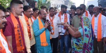 गुलाबराव  पाटलांना कानळदा, आव्हाणे, खेडी, फुपनगरी, नांद्रा परिसरात उत्स्फूर्त प्रतिसाद !
