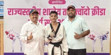 राज्यस्तरीय शालेय तायक्वांडो स्पर्धेत  सरदार जी जी हायस्कूल रावेर चा दानिश तडवी प्रथम राष्ट्रीय स्पर्धेसाठी निवड;मुलांमध्ये १ सुवर्ण, ५ रौप्य, ५ कांस्यपदक