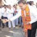 मंत्री गिरीष महाजन यांनी प्रचाराचं नारळ फोडून केली प्रचाराला सुरुवात; मंत्री गिरीष महाजन म्हणाले विजय निश्चित