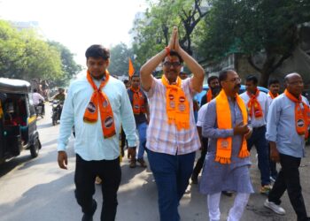 मनसेचे उमेदवार डॉ.अनुज पाटील यांचे प्रचाराचे इंजिन सुरू;शहरातील नामांकित डॉक्टरांचा सहभाग…