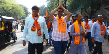मनसेचे उमेदवार डॉ.अनुज पाटील यांचे प्रचाराचे इंजिन सुरू;शहरातील नामांकित डॉक्टरांचा सहभाग…