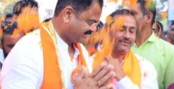 आ.किशोरआप्पा पाटील यांच्या प्रचारार्थ महारॅलीतून कार्यकर्त्यांचा विजयाचा संकल्प