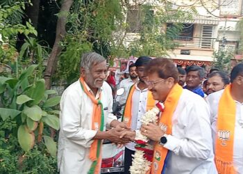 जळगाव मतदार संघात ठिकठिकाणी पुष्पहार घालून आ. राजूमामा भोळेंना जेष्ठांनी दिले शुभाशीर्वाद…