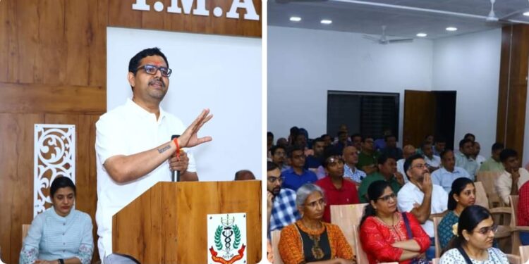 शहरातील डॉक्टरांच्या समस्या सोडवण्याकरता कटिबद्ध;मनसे उमेदवार डॉ.अनुज पाटील