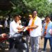 मनसेचे उमेदवार डॉ.अनुज पाटील यांचा बी जे मार्केट मधील व्यापाऱ्यांसोबत संवाद