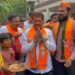ईश्वर कॉलनीत दिवाळी, आ. राजूमामा भोळेंचे फटाक्यांच्या आतिषबाजीत स्वागत
