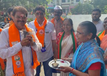 भाजप, शिवसेना महायुतीचे उमेदवार राजूमामा भोळे यांना शहरातून वाढला प्रतिसाद…