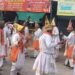 “वासुदेव आला रे, वासुदेव आला !गुलाबभाऊंच्या साथीनं धनुष्यबाण आला !”