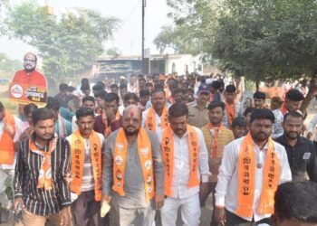 कवठळ – धार – शेरी – पथराडमध्ये ‘धनुष्यबाण’चाच जलवा;गुलाबराव पाटील यांचे अभूतपूर्व स्वागत, भक्कम पाठिंबा