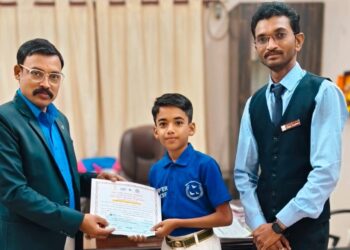 ओरिऑन स्टेट बोर्ड स्कूलचा तनिष्क कळेल याची राज्यस्तरीय चित्रकला स्पर्धेत चमकदार कामगिरी