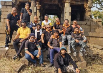 पुरातन सीतान्हाणी पानपोई वास्तूची साफसफाई;जागतिक वारसा सप्ताह निमित्त सह्याद्री प्रतिष्ठानचा उपक्रम