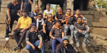 पुरातन सीतान्हाणी पानपोई वास्तूची साफसफाई;जागतिक वारसा सप्ताह निमित्त सह्याद्री प्रतिष्ठानचा उपक्रम
