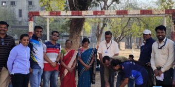 के.सी.ई.सोसायटीच्या शिक्षणशास्त्र आणि शारीरिक शिक्षणशास्त्र महाविद्यालयात आंतरमहाविद्यालयीन  हॅन्डबॉल स्पर्धेचे आयोजन