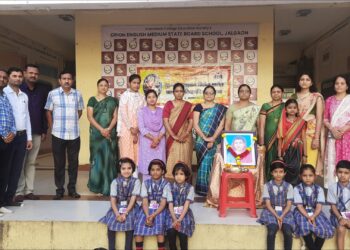 प. वि. पाटील विद्यालयात क्रांतीज्योती सावित्रीबाई फुले जयंती साजरी