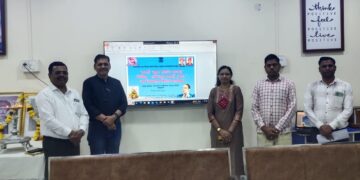 मराठी भाषा संवर्धन सप्ताहानिमित्त जिल्हा माहिती अधिकारी युवराज पाटील यांचे व्याख्यान संपन्न