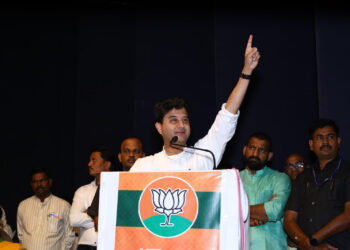 डॉ. बाबा साहेब आंबेडकर आणि संविधानाचा कायम सन्मान भाजपा सरकारने च केला , संविधान गौरव अभियानाने जनतेचा आत्मविश्वास वाढणार : केंद्रीय मंत्री ज्योतिरादित्य शिंदे
