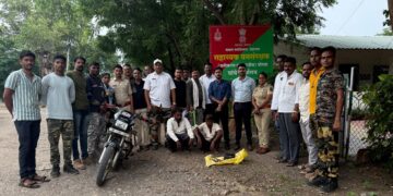 वन्यजीव शिकार प्रकरणी वनविभागाच्या धाडीत २ शिकारी ताब्यात