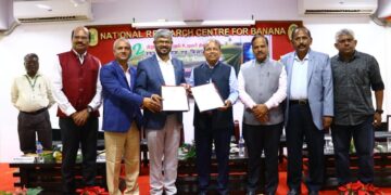 जैन इरिगेशन व राष्ट्रीय केळी संशोधन केंद्र यांच्यात केळी पिकावरील रोग व्यवस्थापनाबाबत महत्त्वपूर्ण सामंजस्य करार