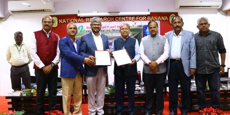 जैन इरिगेशन व राष्ट्रीय केळी संशोधन केंद्र यांच्यात केळी पिकावरील रोग व्यवस्थापनाबाबत महत्त्वपूर्ण सामंजस्य करार