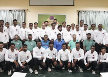 महाराष्ट्र क्रिकेट असोसिएशन च्या मार्गदर्शनात जळगाव जिल्हा क्रिकेट असोसिएशन आयोजित क्रिकेट पंचाची कार्यशाळा संपन्न