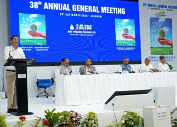 जैन इरिगेशनचे येत्या वर्षात १००० कोटींचे निर्यातीचे उद्दीष्ट – अनिल जैन