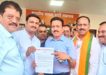 जळगाव भाजपच्या ‘पदवीधर प्रकोष्ट’ जिल्हाध्यक्षपदी शिरीषकुमार तायडे यांची नियुक्ती