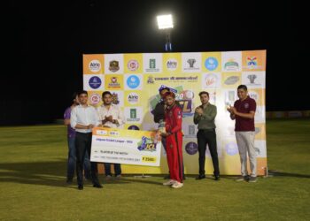 चाळीसगाव एसपीसीसी चॅलेंजर्स संघ विजयी तर रावेर रॉयल्स सामन्यातून बाहेर