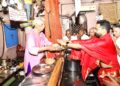 अंगारकी चतुर्थीनिमित्त पद्मालय येथे जिल्हाधिकारी रोहन घुगे यांच्या हस्ते अभिषेक व महापूजा