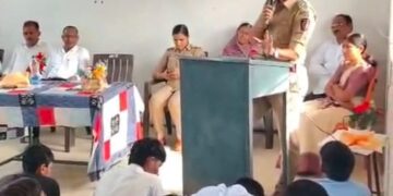 कासमपुरा विद्यालयात सायबर सुरक्षा जनजागृती; वरिष्ठ पोलीस अधिकाऱ्यांचे विद्यार्थ्यांना मार्गदर्शन